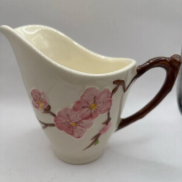 Poppies. Creamer Metlox Poppytrail in Peach Blossom‎ pattern-1952 and 1962. - Picture 2 of 8